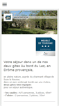Mobile Screenshot of gites-au-bord-du-lez.com